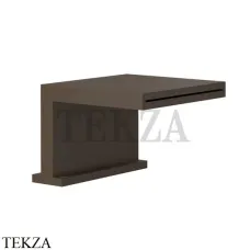 Gessi CASCATA Каскадный излив на борт ванны или подиум 20191-845, Dark Bronze