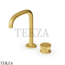 Zucchetti Sablier Смеситель для раковины, без гарнитура ZSL419.XP41, brushed gold PVD