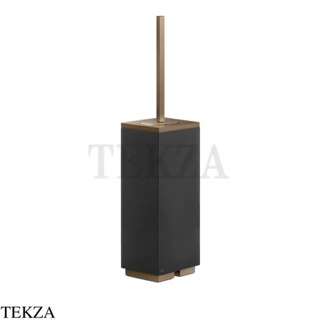 Gessi Rettangolo Ёршик напольный, композит черный 20844-761, Coffee Bronze Brushed PVD