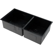 Omoikiri Taki 85-2-LB-U/IF Side Кухонная мойка нерж. сталь две чаши 4997039 графит Omoikiri Taki 85-2-LB-U/IF Side Кухонная мойка нерж. сталь две чаши 4997039 графит