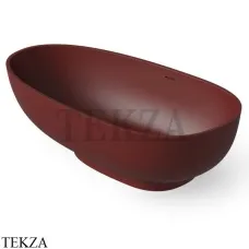 Dea Design Modern Ванна отдельностоящая овоидной формы 180x94 Solid Surface DD8616 1800 17, Red Wine №17