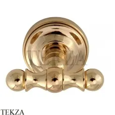 Migliore Mirella Крючок двойной для халата и полотенец 17324, золото глянец