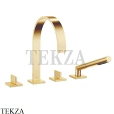 Dornbracht MEM Смеситель на борт ванны с гарнитуром 27532782-28, латунь сатин Brushed