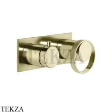 Gessi ANELLO Смеситель для душа с переключателем 2 потока 63379-710, Brass PVD Gessi ANELLO Смеситель для душа с переключателем 2 потока 63379-710, Brass PVD