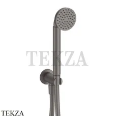 Fantini Icona Classic Душевой набор, ручная лейка, вывод 53P5R043, Matt Gun Metal PVD