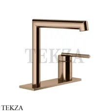 Gessi INGRANAGGIO Смеситель для раковины на планке, без гарнитура 63515-030, Copper