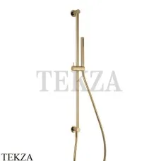 FIMA Carlo Frattini Wellness Душевая штанга, ручной душ латунь, вывод F2009HL, Champagne