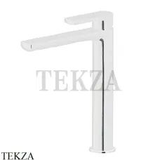 Newform HAKA Смеситель для раковины высокий, без гарнитура 72015.01.014, белый матовый