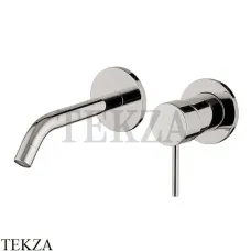 FIMA Carlo Frattini Spillo UP Смеситель для раковины 160, внешняя часть F3051WX8SN, Brushed nickel