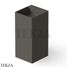 Dea Design Pedestal Basin Раковина напольная квадратная Solid Surface DD2019 420 5, Graphite №5
