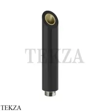 Gessi Душевая лейка Kneipp из черного ABS пластика 32930-727, Brass Br. PVD