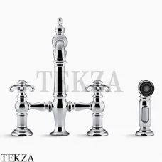 Kohler Artifacts Смеситель для кухни, с отдельным душем K-76520-3M-CP, хром глянец