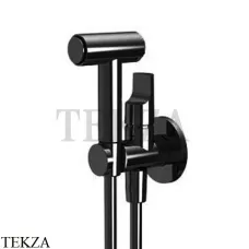 FIMA Carlo Frattini Гигиенический душ, смеситель, шланг 120 см F2320/4NS, черный матовый