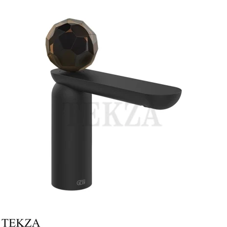 Gessi Perle Смеситель для раковины, с донным клапаном 74251-299, черный матовый