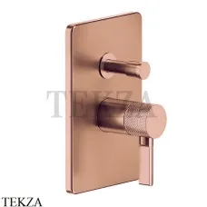 Gessi INCISO SHOWER Смеситель для душа, внешняя часть 58079-708, Copper Brushed Gessi INCISO SHOWER Смеситель для душа, внешняя часть 58079-708, Copper Brushed