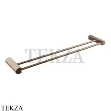 Gessi RILIEVO Держатель для банного полотенца двойной 59405-708, Copper Brushed Gessi RILIEVO Держатель для банного полотенца двойной 59405-708, Copper Brushed