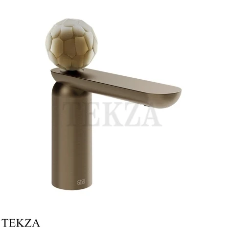 Gessi Perle Смеситель для раковины, с донным клапаном 74451-761, бронза Coffee