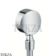 Hansgrohe Fixfit Шланговое подсоединение с клапаном обратного тока 27506000, хром глянец