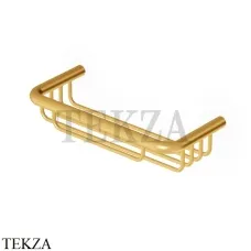 Zucchetti Todd Полочка решетка-мыльница в душ ZAD512.C41, brushed gold
