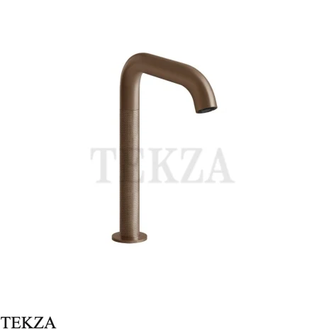 Gessi 316 CESELLO Электронный смеситель высокий, с кран-фильтром 54480-708, Copper Brushed