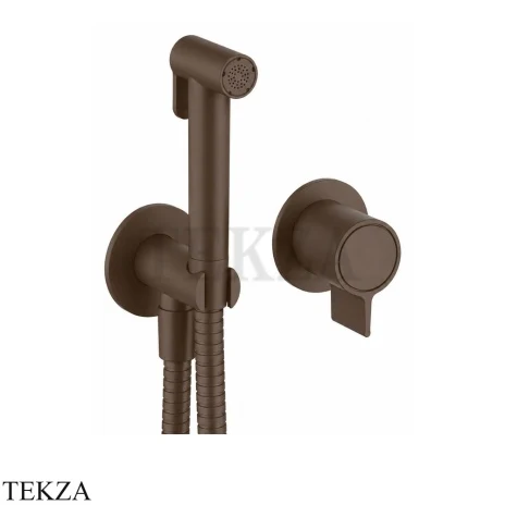 Fantini Flora Гигиенический душ со смесителем, внешняя часть 76S5J757B, Matt Mokka PVD