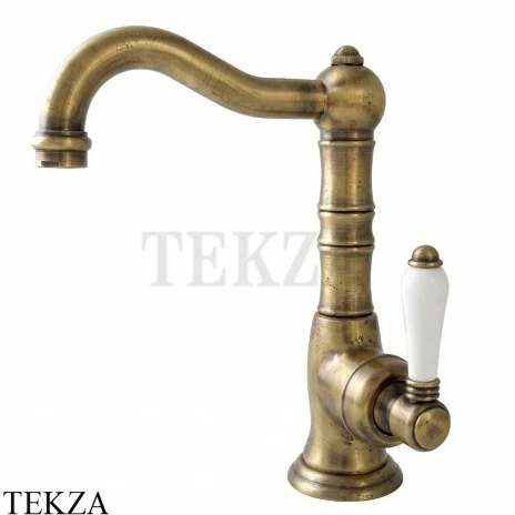 Nicolazzi Cinquanta Смеситель для раковины с донным клапаном P.Mont Blanc, 3458OG76C, Raw Brass