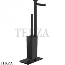 Colombo Units Напольная стойка WC с аксессуарами, B9107D.NM, черный матовый