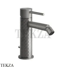 Gessi 316 INTRECCIO Смеситель для биде, с донным клапаном 54107-239, Steel Brushed