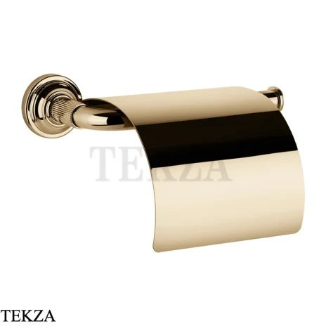 Gessi VENTI20 Держатель туалетной бумаги с крышкой 65449-735, Warm Bronze PVD