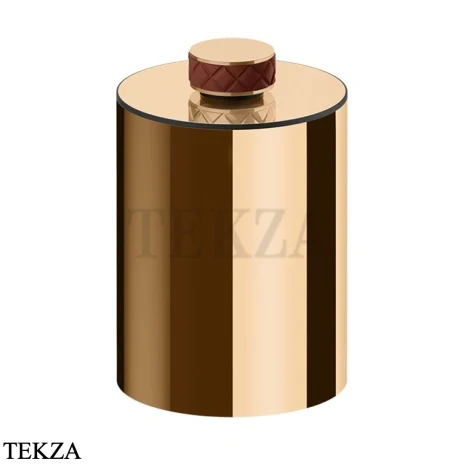 Gessi Pelle Tresse Ведерко, корзина для мусора, 78690-430, Red Cherry/ Warm Bronze PVD