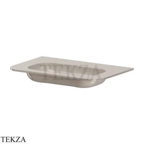 ARMADI ART VOI Раковина моноблок 82 см, STONE FINISH, без отверстия под смеситель 786-080-SF-C без отв., CASHMERE (кашемир)
