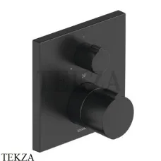 Duravit C.1 Термостат для душа на 1 поток, внешняя часть, черный матовый
