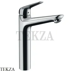 Hansgrohe Novus Смеситель для раковины высокий, без сливного гарнитура 71124000, хром глянец Hansgrohe Novus Смеситель для раковины высокий, без сливного гарнитура 71124000, хром глянец