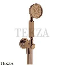 Gessi VENTI20 Душевой комплект с душевой лейкой, шланг, вывод 65123-726, Warm Bronze Br.