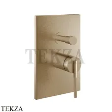 Gessi INGRANAGGIO Смеситель для душа, 2 потока, внешняя часть 63577-726, Warm Bronze Br Gessi INGRANAGGIO Смеситель для душа, 2 потока, внешняя часть 63577-726, Warm Bronze Br