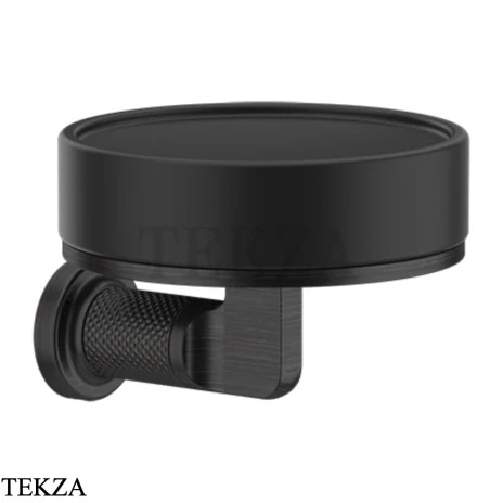 Gessi INCISO accessories Мыльница настенная, композит черный 58502-187, Aged Bronze