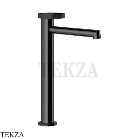 Gessi ANELLO Смеситель для раковины высокий, длинный, без донного клапана 63306-706, Black Metal PVD