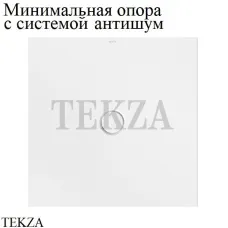 Bette BetteFloor Душевой поддон плоский 90х70, сталь 5711-000 T1, антишум, опора, белый глянец