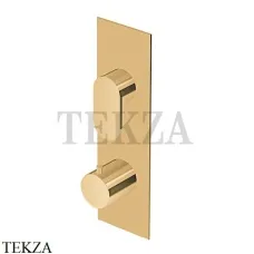 Zucchetti Octo Термостат для душа на 3 потока, внешняя часть ZOC646.C41, brushed gold PVD