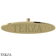 Newform Верхняя круглая лейка D400, без кронштейна 26535.59.098, PVD Brushed pale gold