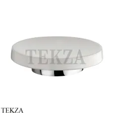 Bagno & Associati Carmen Мыльница настольная, керамика белая CR 722 51, хром глянец