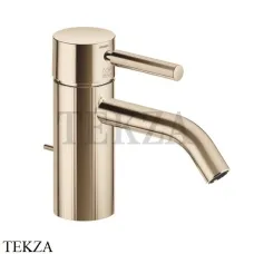 Dornbracht Meta Смеситель для раковины 125, с донным клапаном 33505660-26, Light Gold