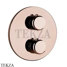Gessi Goccia Термостат для душа на 2 выхода, внешняя часть 33844-123, Copper глянец