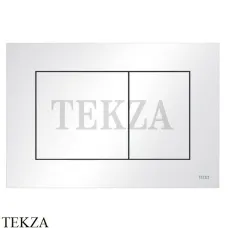 TECEnow Панель смыва для унитаза с двумя клавишами 9240405, белый глянец антибактериальное покрытие
