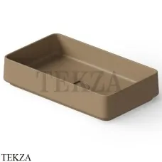 Dea Design Washbasins Раковина настольная 58х34 Solid Surface DD9100 580 2, Light Camel №2