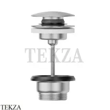 Newform Донный клапан для раковины нажимной, сталь 24686.50.050, Stainless steel