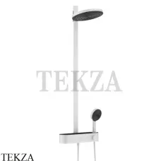 Hansgrohe Pulsify Душевая колонна Showerpipe 260 2jet с ShowerTablet 24240700, белый матовый