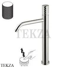 FIMA Carlo Frattini Spillo TECH G Смеситель для раковины, с донным клапаном F3031T/HXSGSN, Brushed nickel