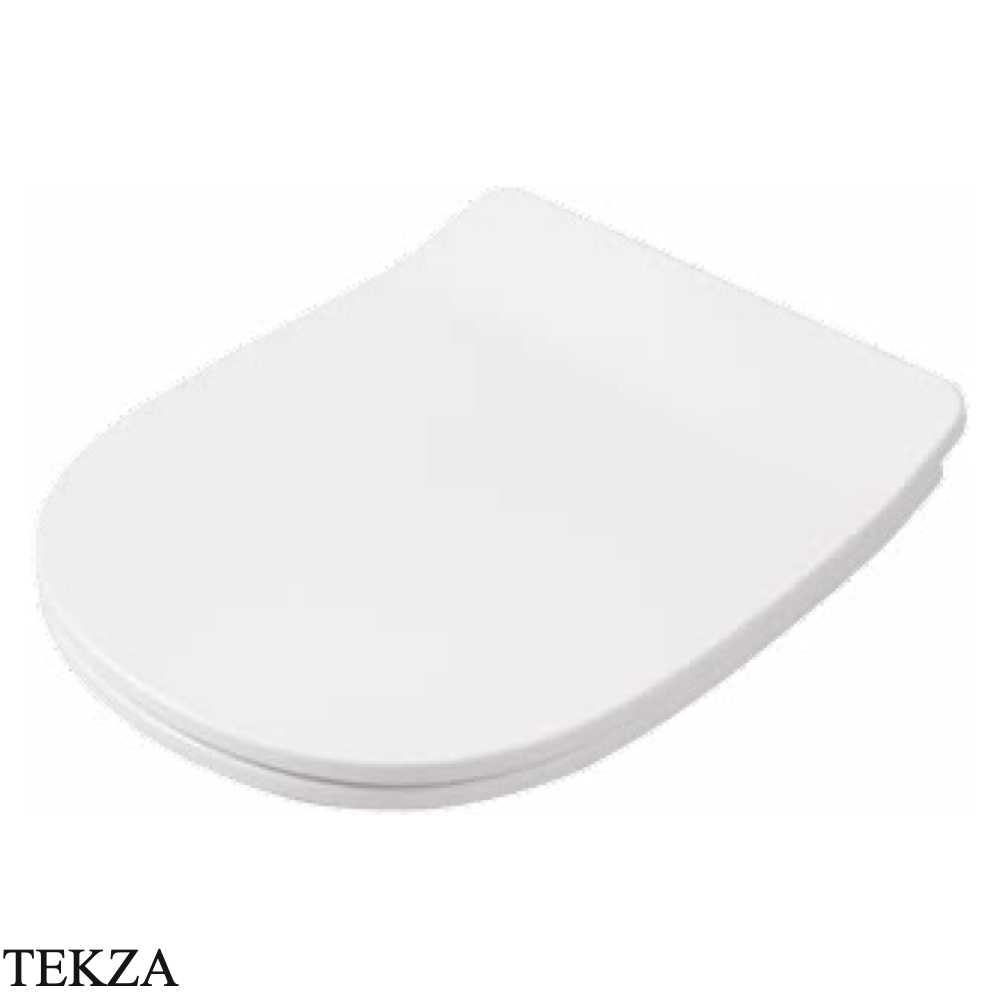 ArtCeram Ten сиденье с крышкой Slim с микролифтом TEA005, белый глянец