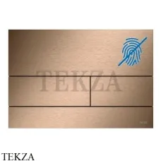 TECE Square II Панель смыва для унитаза без отпечатков 9240848, красное золото сатин TECE Square II Панель смыва для унитаза без отпечатков 9240848, красное золото сатин